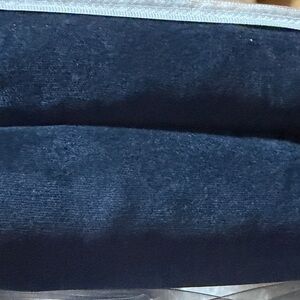 Pottery barn velvet blackout drape curtain - 50”x84” navy blue